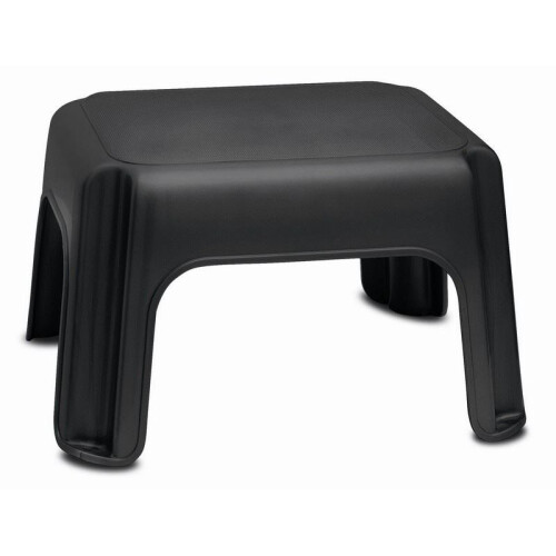 Addis Heavy Duty Plastic Step Stool Home Kitchen Black Colour