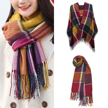 (Purple) Large Women's Cashmere Scarf | Shawl Scarf