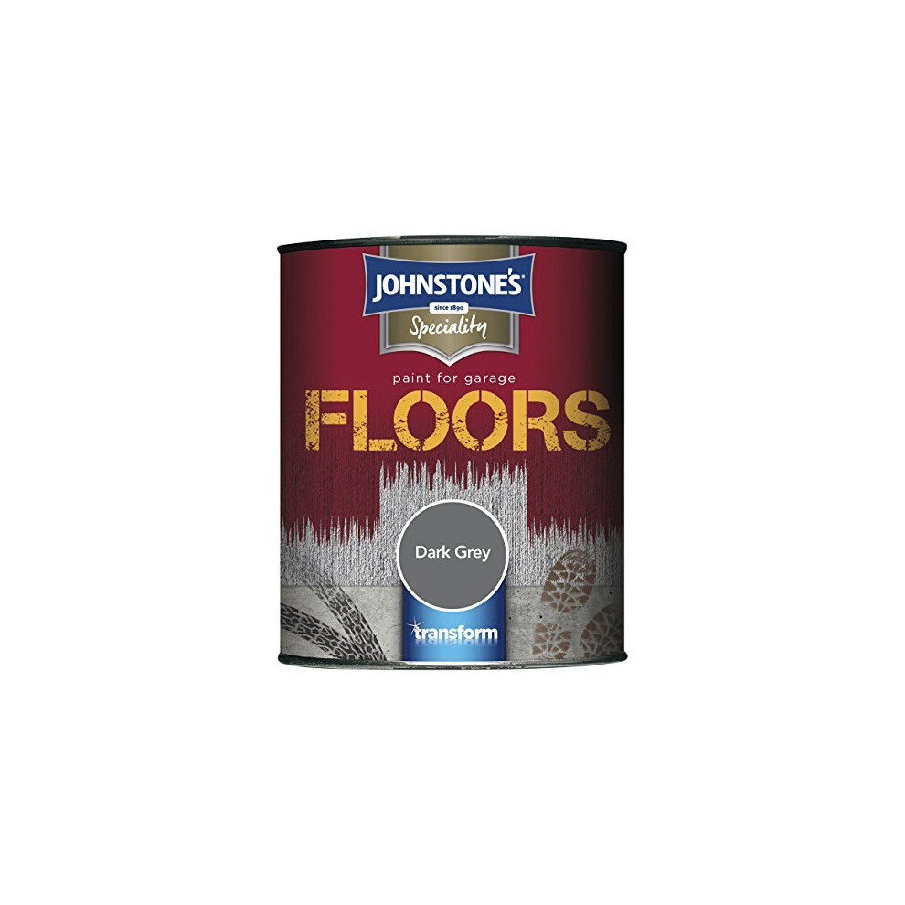 (Dark Grey, 750ml) Johnstone's Garage Floor Paint