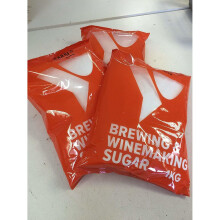 Youngs 3 kg Home Brew & Winemaking Sugar - Ferments Easier, Higher Yields, Cleaner Flavour (3 Bags Total)