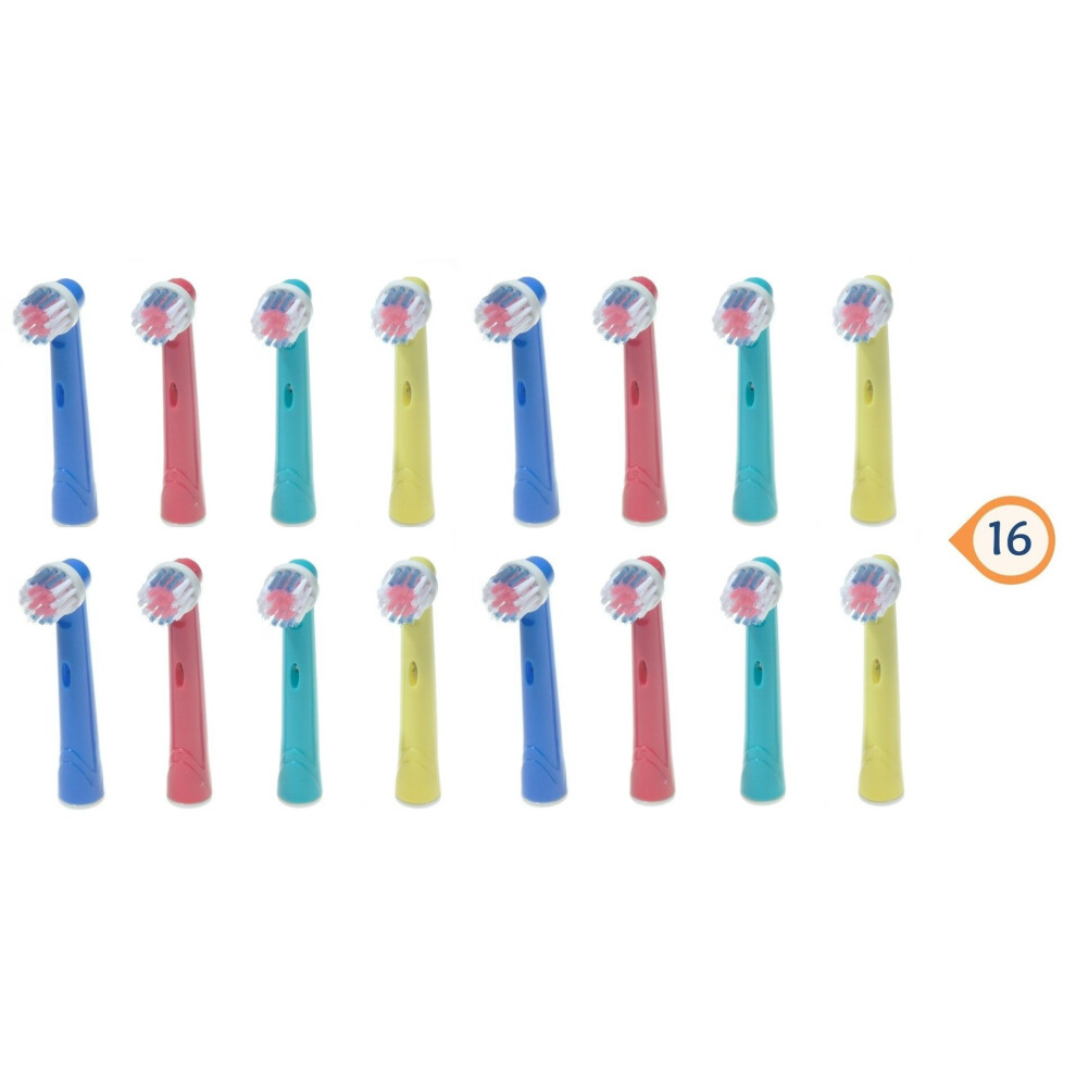 Childs Oral B Toothbrush Heads 16 Pack Kids Oral B Toothbrush Head by Milos Oral B Toothbrush Head Children