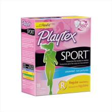 Playtex Tampon Sport Unscented, Regular, 36 Count