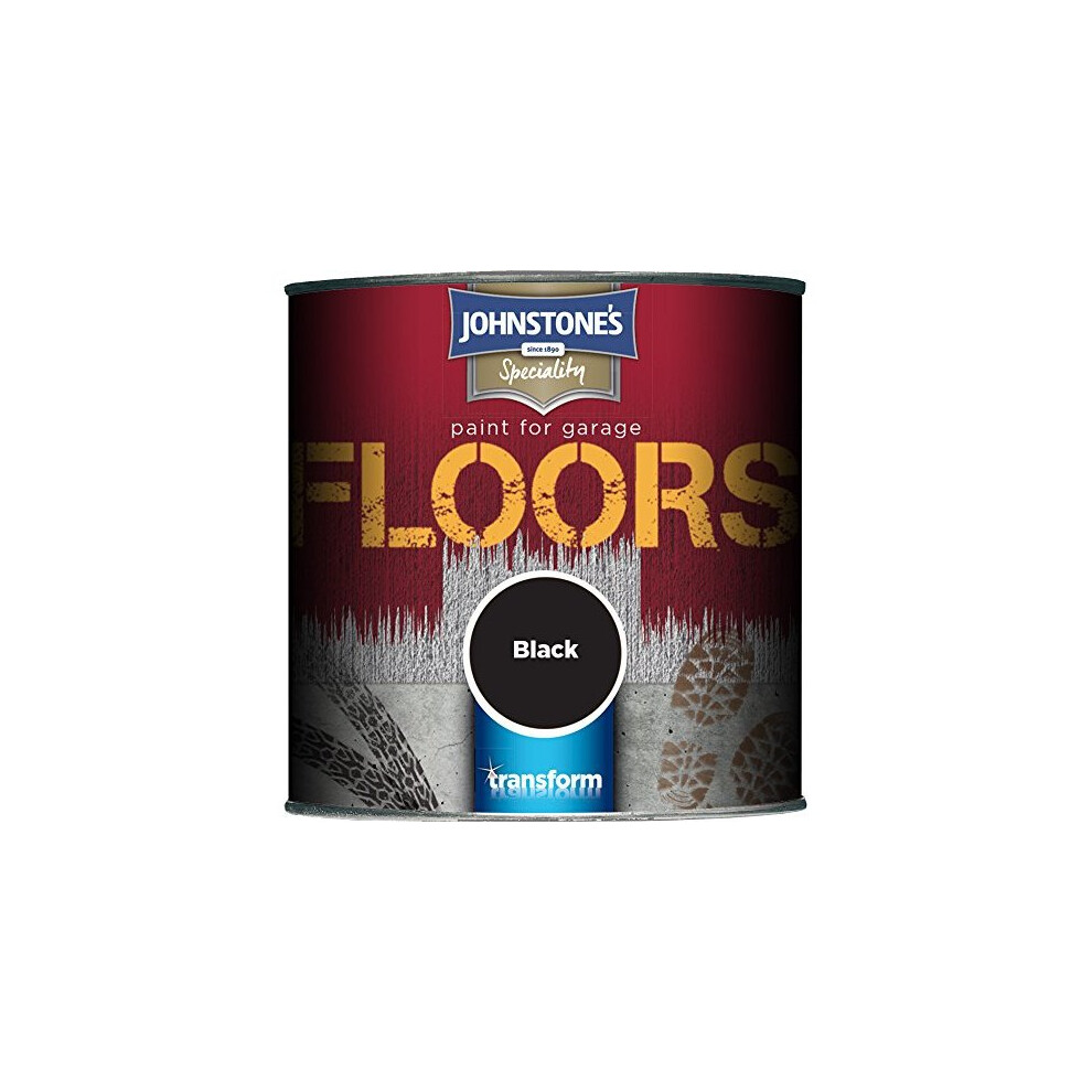 (Black, 250ml) Johnstone's Garage Floor Paint