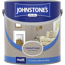 (Toasted Beige, 2.5L) Johnstone's Matt Emulsion | Matt Wall Paint
