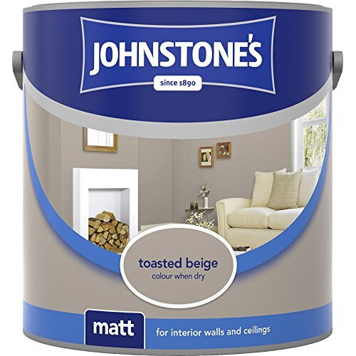 Johnstone's (Toasted Beige, 2.5L) Johnstone's Matt Emulsion | Matt Wall Paint