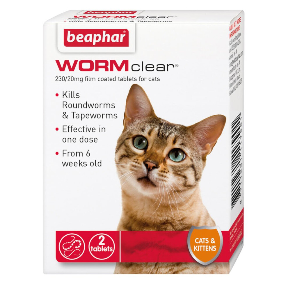 Beaphar Wormclear Cat 2 Tablets