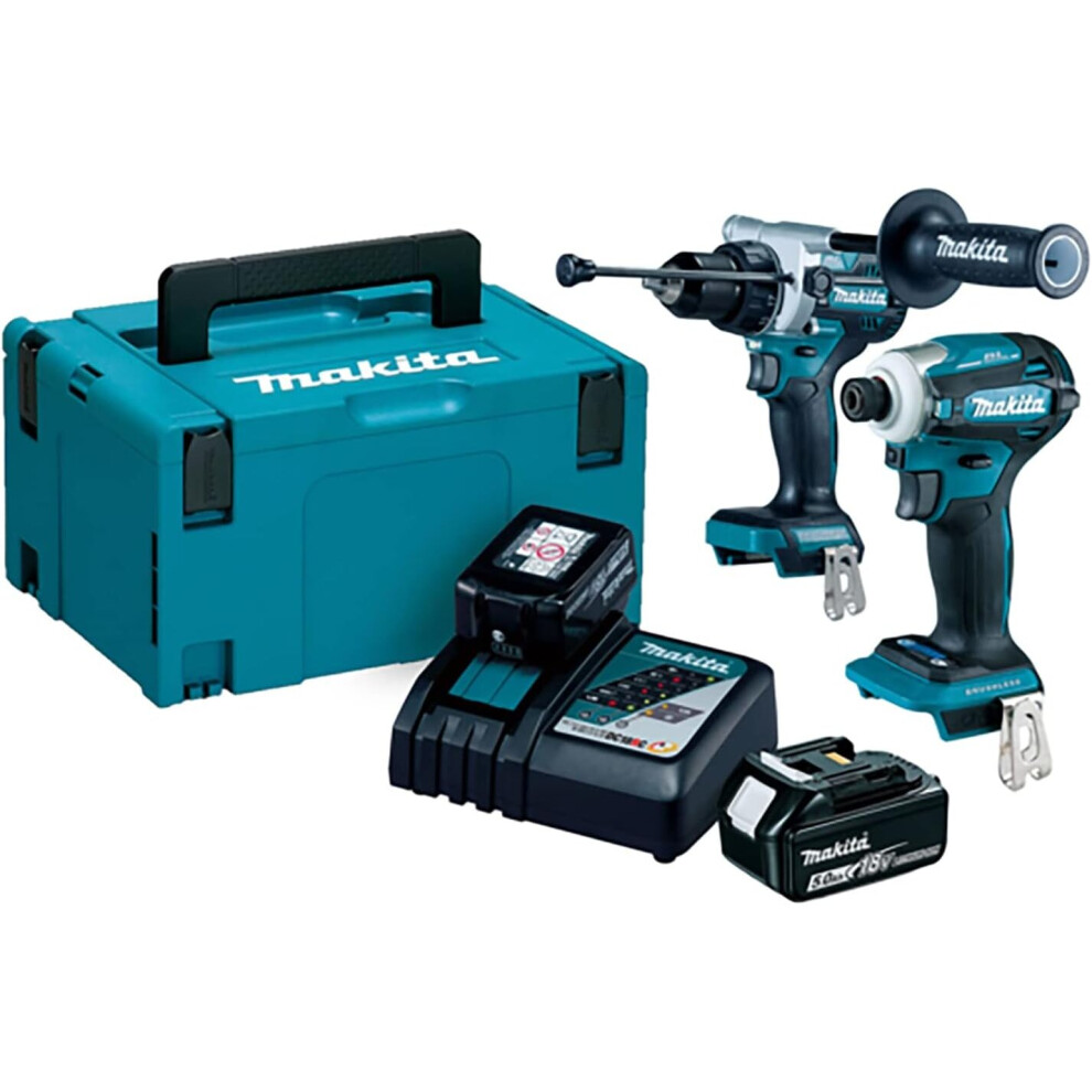 Makita DLX2455TJ 18V Li-ion LXT 2 Piece Combo Kit Supplied in a Makpac Case