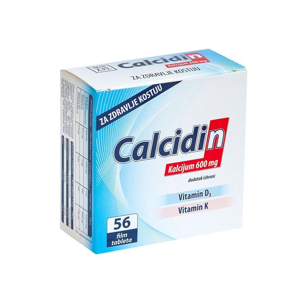 CALCIDIN 56 TABLETS for healthy bones and joints