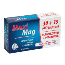 2X Maxi Mag 45 capsules Combination of magnesium and vitamin B6