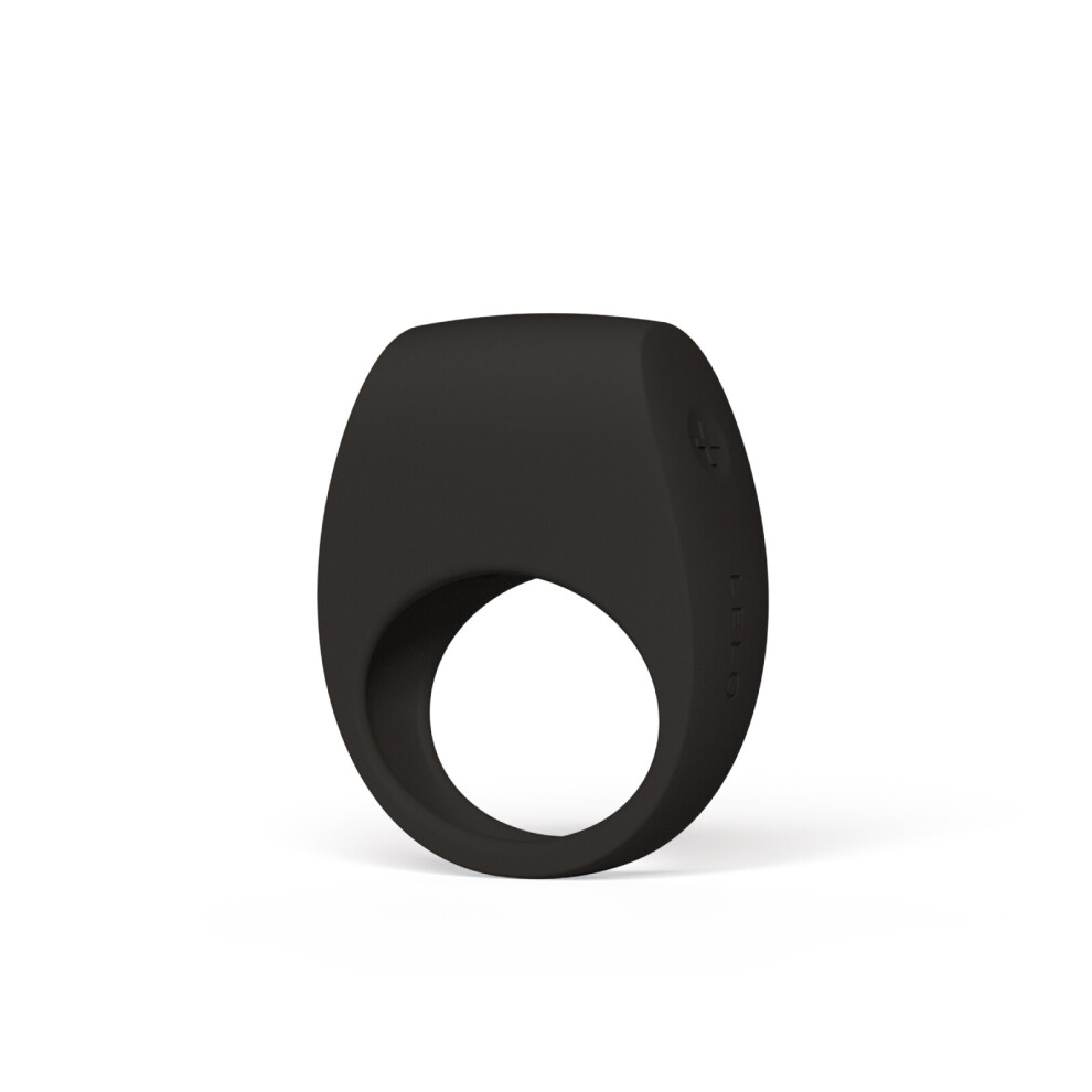 Lelo (Black) Tor 3 Vibrating Penis Ring Cock Ring App Connected Adult Toy For Man And Woman With 8 Pleasure Settings For Enhanced Sensation, Base Blue