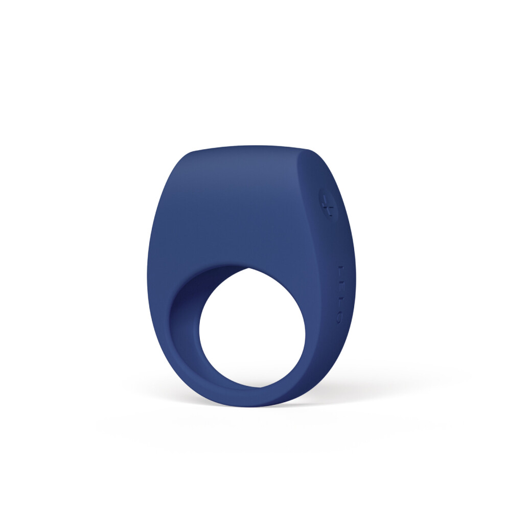 Lelo (Base Blue) Tor 3 Vibrating Penis Ring Cock Ring App Connected Adult Toy For Man And Woman With 8 Pleasure Settings For Enhanced Sensation, Base