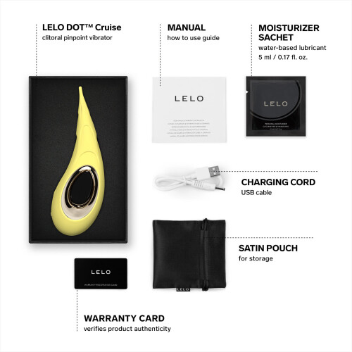 LELO Lelo Klitorispunktsvibrator Citronsorbet 1