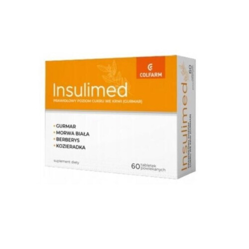 Colfarm Insulimed 60 tab supporting natural blood sugar level supplement