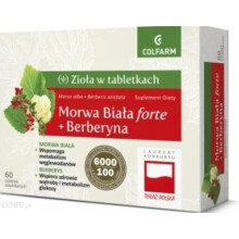 White Mulberry Forte Morwa Biala Forte Berberyna 60x tabs