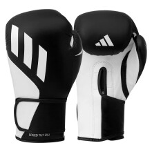 (12oz) ADIDAS SPEED TILT 250 BOXING GLOVES - BLACK