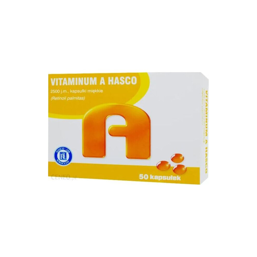 Hasco Vitaminum A Hasco 2500j.m. 50 kap supplement