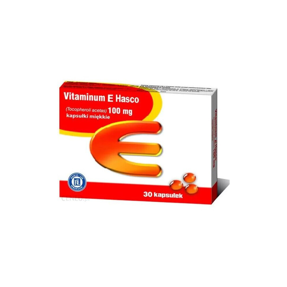 Polskie Suplementy Hasco Vitaminum E 100Mg 30 Kap Supplement
