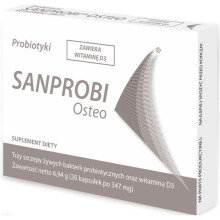 Sanprobi Osteo 20 kap bacteria from Lactobacillus & vitamin D3 prebiotic probiotic