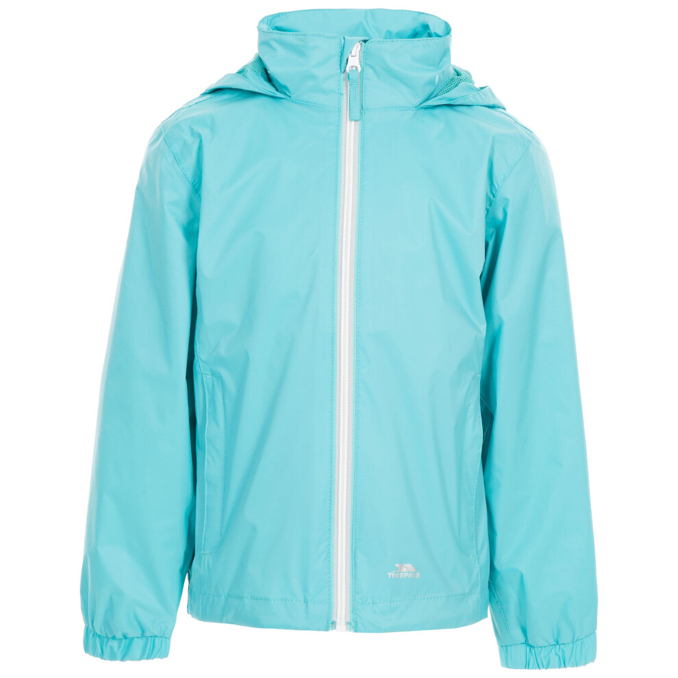 (5-6 Years, Aquamarine) Trespass Girls Waterproof Jacket Sabrina