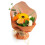 Standing Soap Flower Bouquet - Orange 2