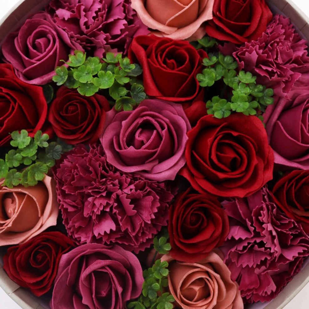 Awd Soap Flower Gift Boxes Round Box (Vintage Roses)