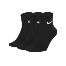 (Black, M) Nike Mens Everyday Ankle Socks