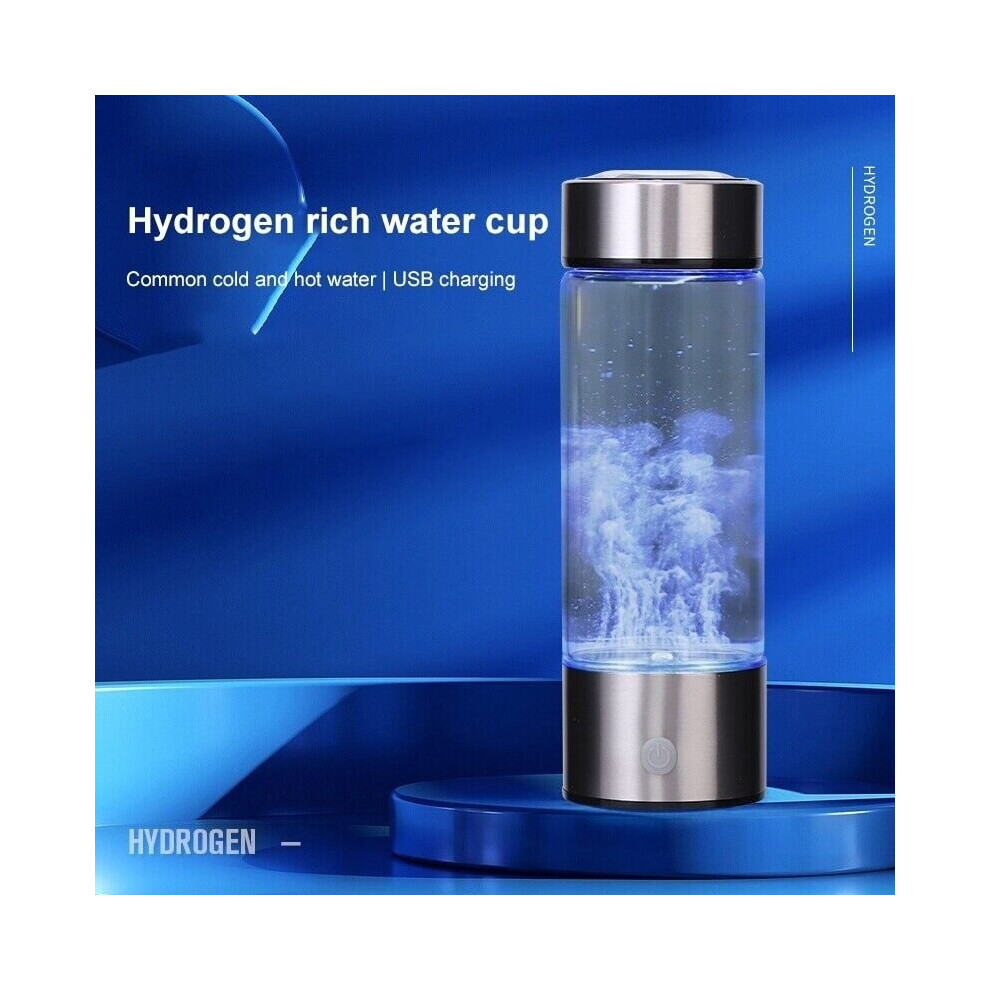 Hydrogen Rich Generator Water Cup Alkaline Ionizer Maker Bottle Anti-Oxidation