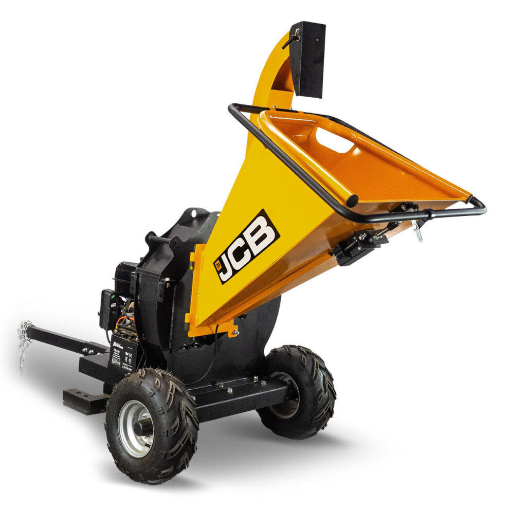 JCB 120mm / 4.72 Heavy-duty Petrol Wood Chipper 457cc, 15hp 4-Stroke, Electric Start : JCB-CH150120PE