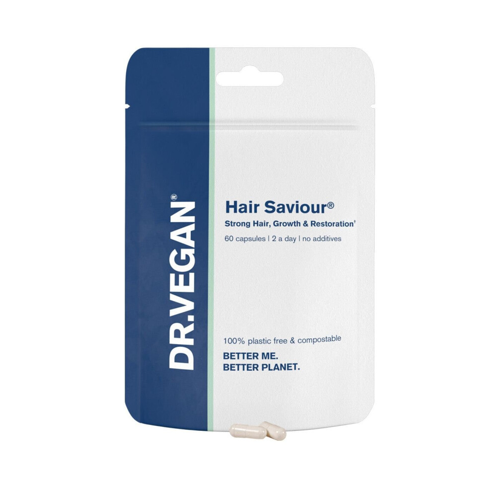 DR. VEGAN Hair Support Capsules - x 60 - Plant-Based Supplement - Face The Future - Image 3