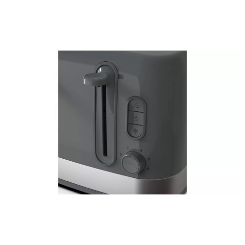 Illuminated 4 Slice Toaster Cool Touch And Crumb Tray - Stone Grey 1
