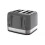 Illuminated 4 Slice Toaster Cool Touch And Crumb Tray - Stone Grey 3