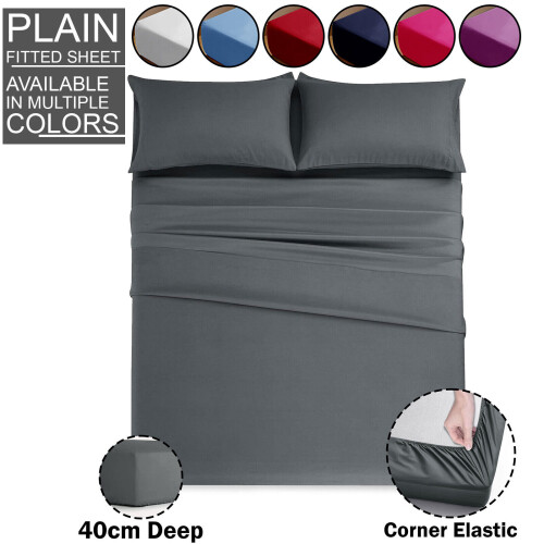 40Cm Extra Deep Fitted Sheet Bed Mattress Sheets on OnBuy