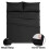 Imperial Rooms (Black, Double) Extra Deep 40CM Fitted Sheet Bed Sheets Single Double King 2