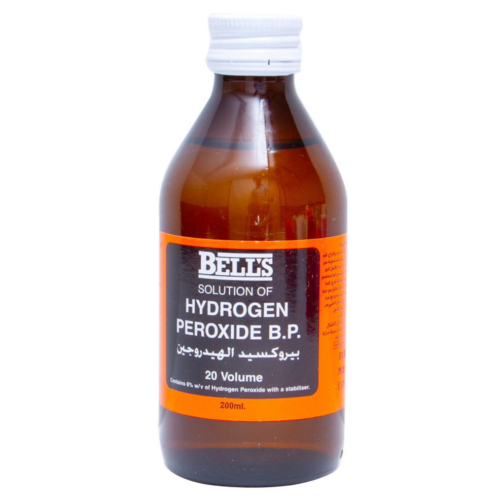Bell's Hydrogen Peroxide B.P. - Antiseptic Solution for Wound Care and Oral Hygiene 200ml
