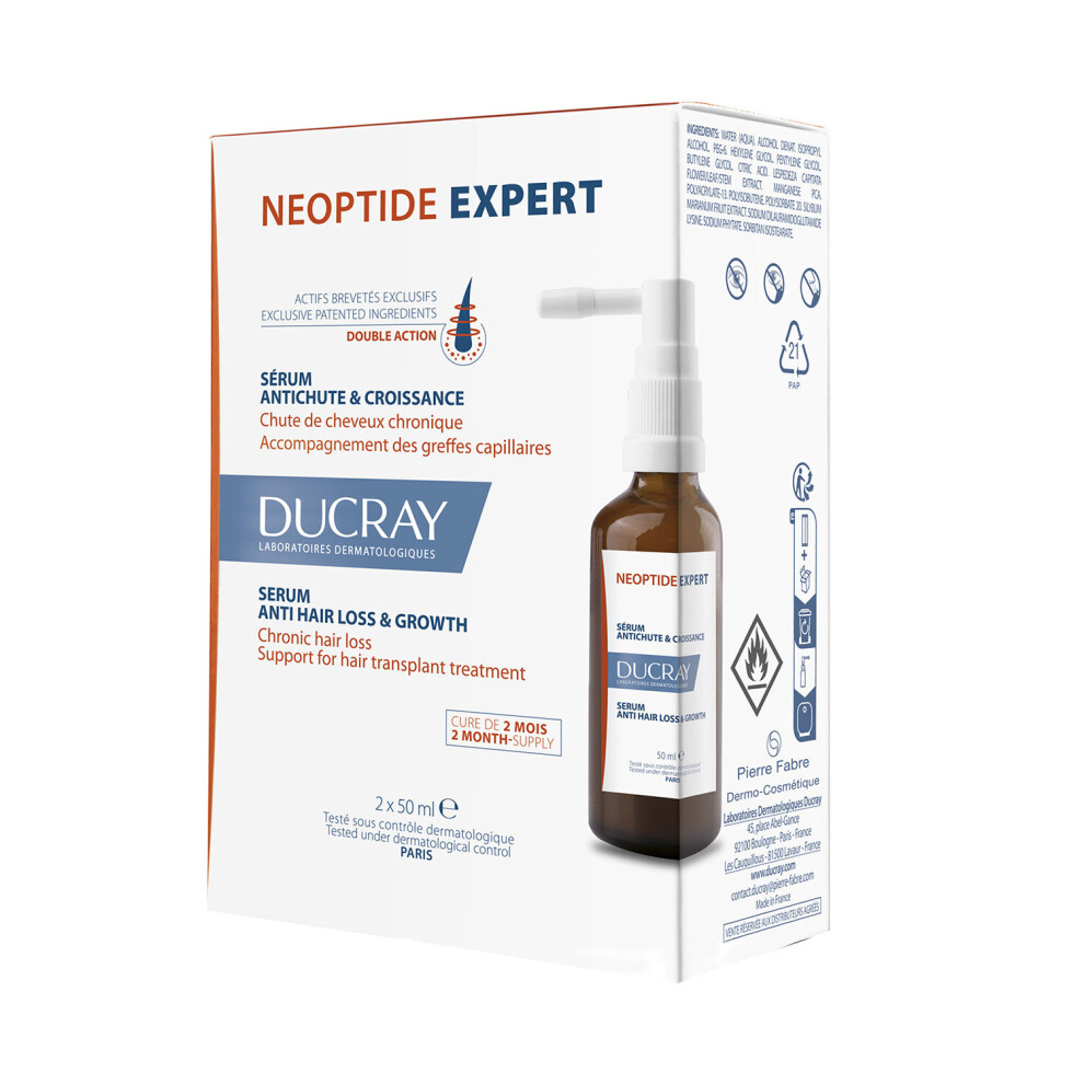 Ducray Neoptide Expert Anti Hair Loss & Growth Serum 2X50 Ml