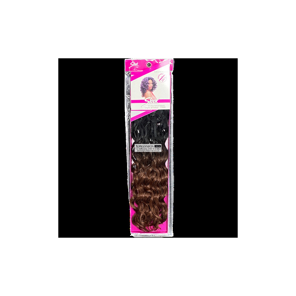 By Sleek (Tt1b33) Sleek Peru Natural Weave Curl Natural 18'' Inch