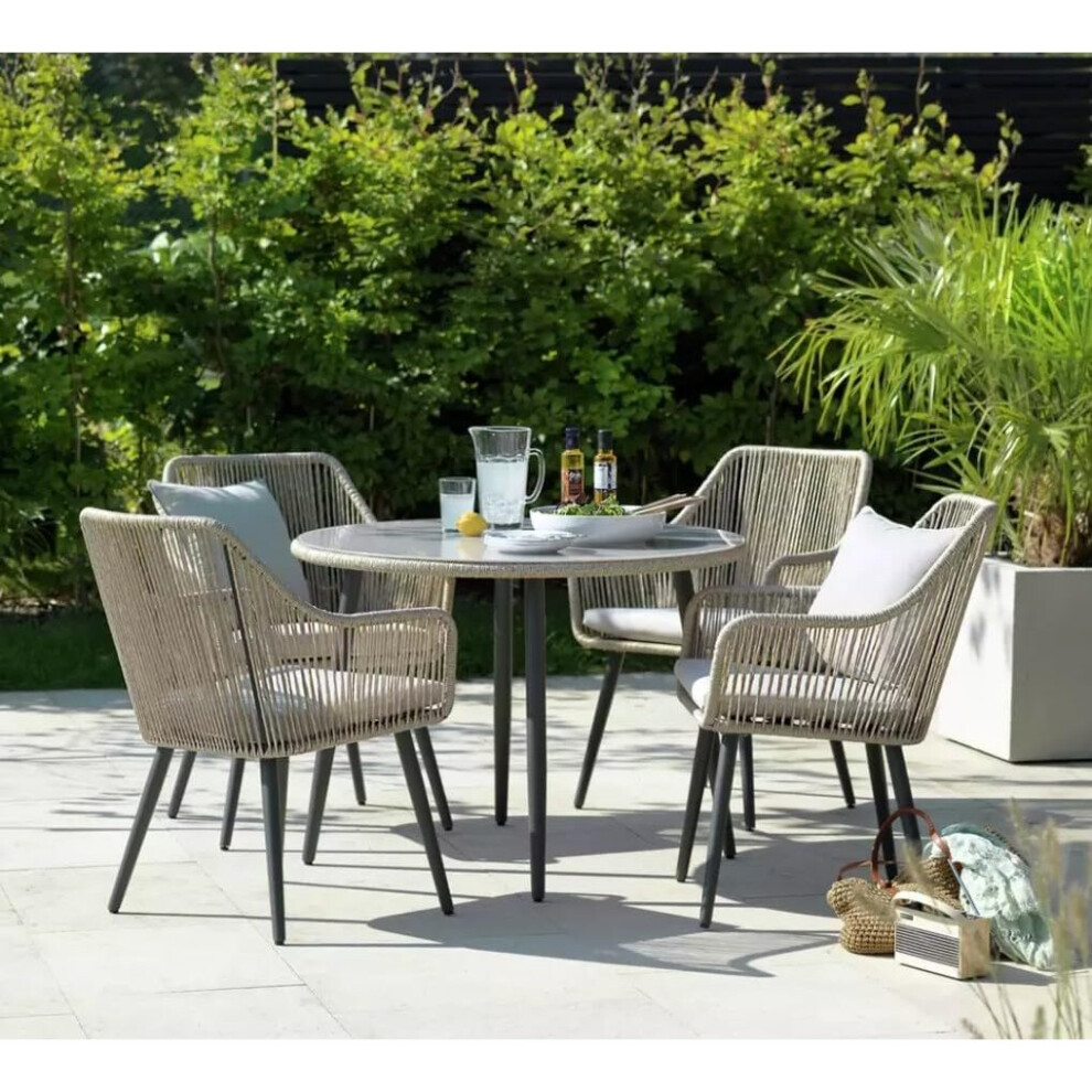 Garden Store Direct Malta 4 Seat Outdoor Dining Set