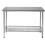 Seville Classics Commercial Stainless Steel Chrome Work Table 5