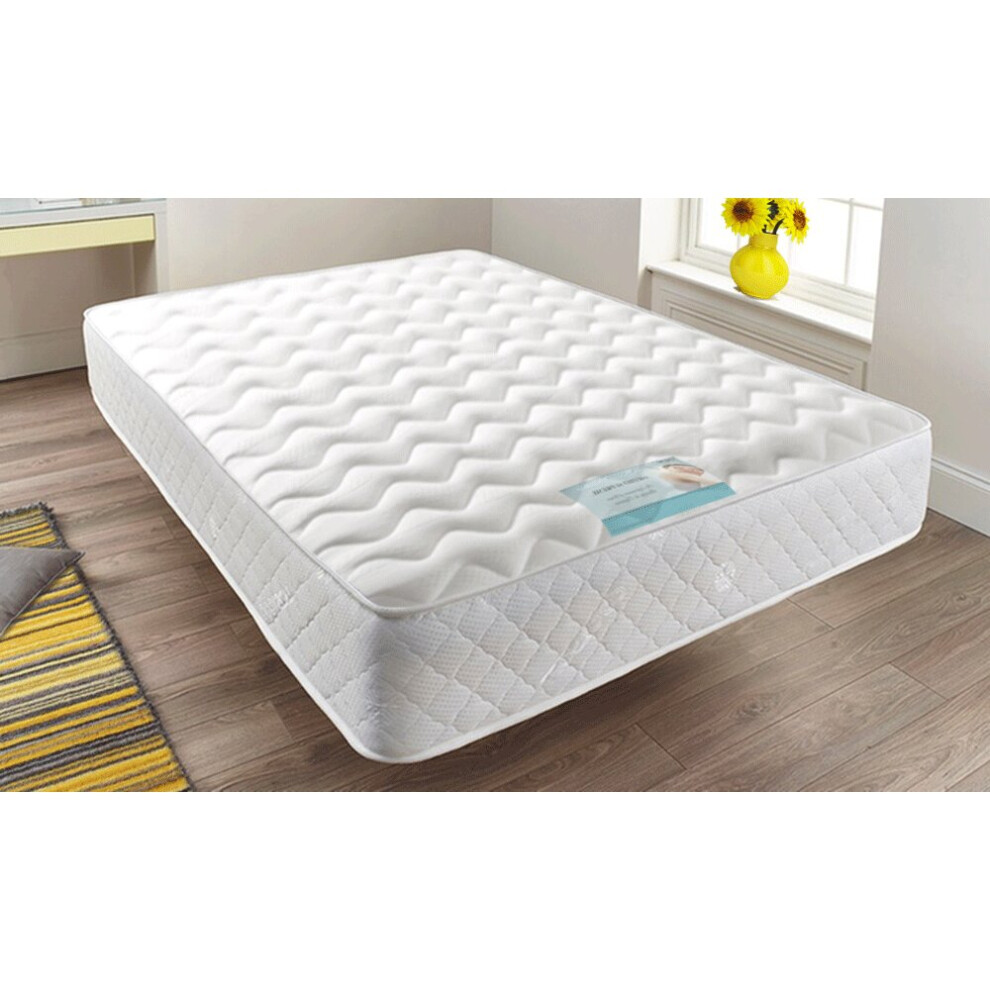 Jumpi (4Ft6 Double) Luxury Modern Cool Memory Foam Mattress 6" Blue