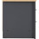 Seconique Portland 2 Drawer Bedside Grey Oak Effect 5