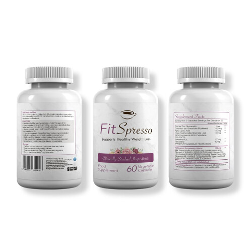Fitspresso Caféine Perte de Poids, 60 Capsules ,Végétarien 1