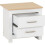Seconique Portland 2 Drawer Bedside White Oak Effect 2