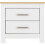 Seconique Portland 2 Drawer Bedside White Oak Effect 4