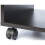 Black Portable Wooden Rolling Side Corner Printer Table Desk Home Office Wheels 4