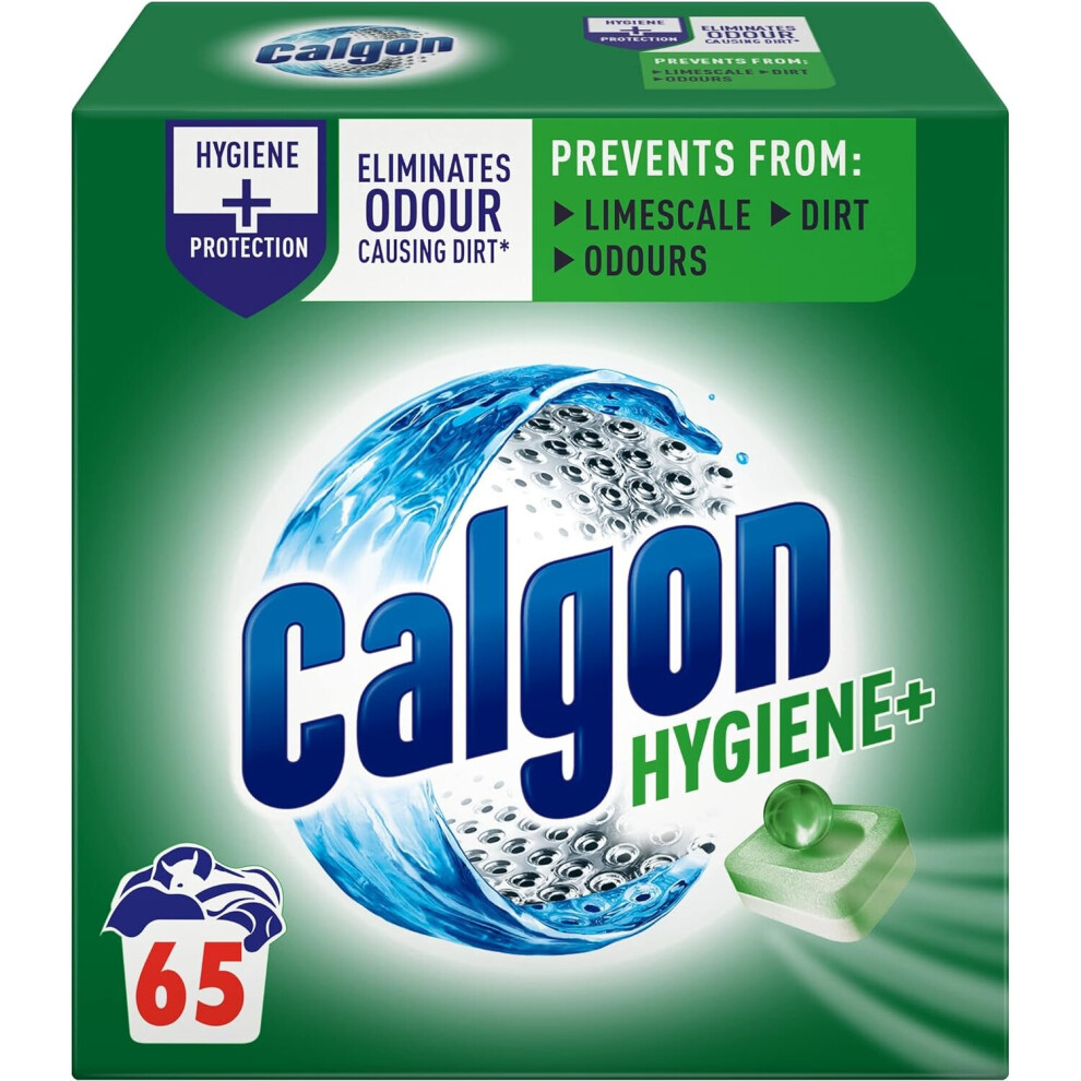 Calgon Hygiene Plus Washing Machine Cleaner & Limescale Remover 65 Tab