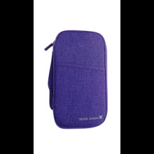 Travel Passport Document Holder Travel Wallet Organiser- Purple