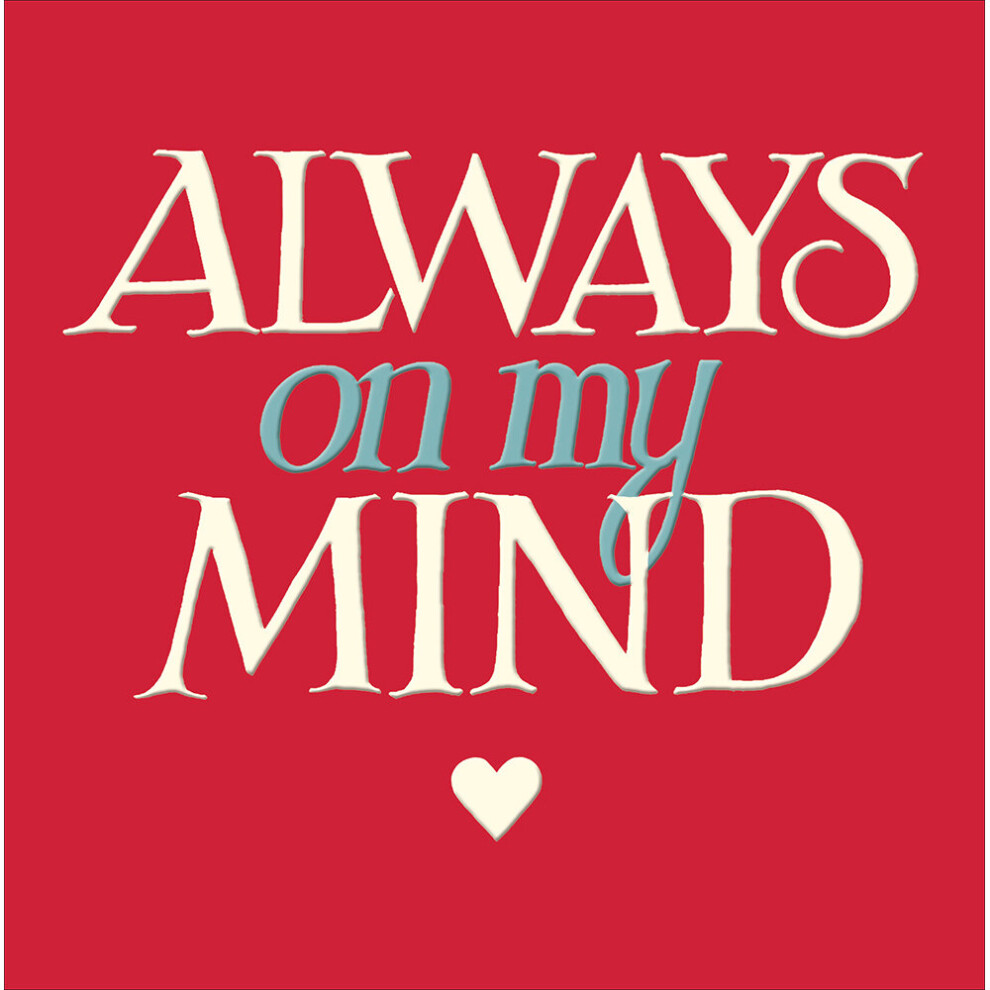 Always On My Mind Emma Bridewater Valentine's Day Greeting Card