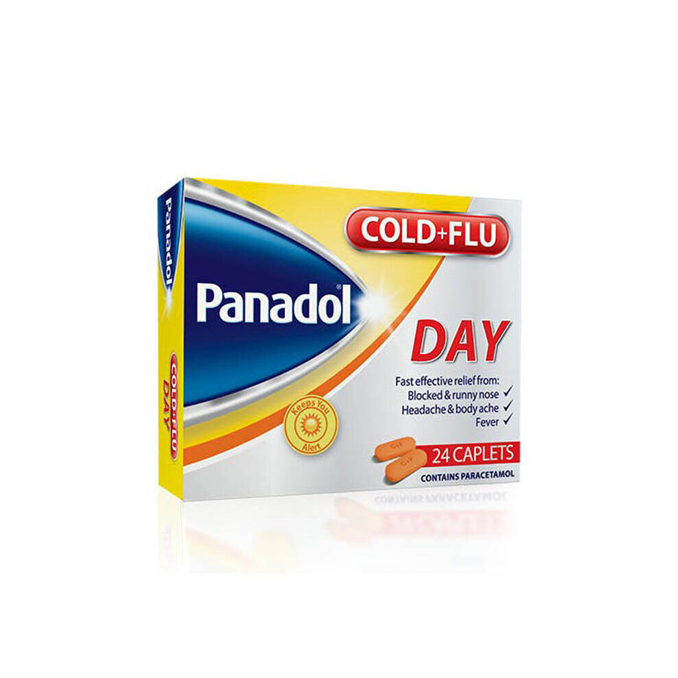 Panadol Cold & Flu Day 24'S - Effective Relief For Cold And Flu Symptoms, Daytime Formula