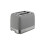 Illuminated 2 Slice Toaster Defrost and Reheat Functions -Grey Plastic 6