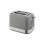Illuminated 2 Slice Toaster Defrost and Reheat Functions -Grey Plastic 2